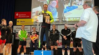 Jens Mergenthaler vom AC Neulußheim holt DM-Gold.