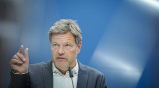 Hält den Atomausstieg weiter für richtig: Bundeswirtschaftsminister Robert Habeck bei einer Veranstaltung in der vergangenen Woche.
