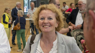 Ingeborg Bamberg freut sich über die große Zustimmung aus der Gemeinde und ihren Platz in der kommenden Stichwahl