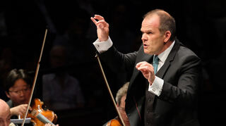 Les Siècles and François-Xavier Roth beim Auftritt in der Royal Albert Hall.
