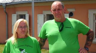 Manuela Dehoust ist bei den „Heavens Fighter“ für die Lagerleitung verantwortlich, Vor-sitzender des Vereins ist Jürgen Reeb.