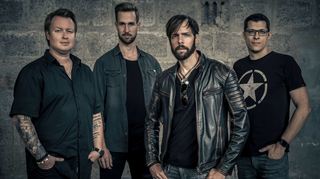Sänger und Keyboarder Martin Orth (v.l.), Schlagzeuger Simon Kammerer, Gitarrist Andreas Frank und Bassist Fabio Di Bernardo bilden gemeinsam die Bandbesetzung von „K’lydoscope“.