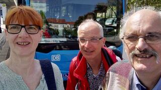 Susanne Hierschbiel (v.l.), Johannes-Ludwig Schneider und Michael Rittmann.