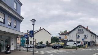 Die Situation rund um den privaten Parkplatz in der Hildastraße (Bildmitte) beschäftigte den Gemeinderat einmal mehr.
