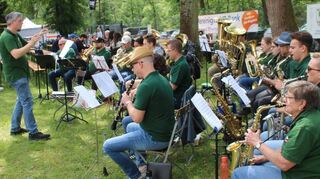 Für gute Stimmung sorgt während der Pfingsttage nicht nur das Blasorchester des gastgebenden Musikvereins Oftersheim, sondern auch zahlreiche befreundete Ensembles aus der Region.