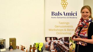 Sie ist als Balsamico-Botschafterin unterwegs: Vanessa Wanhoff