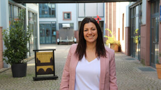 Die neue Citymanagerin Janine Regauer.