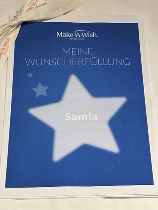 Die Organisation 'Make a Wish* erfüllte Samia einen Herzenswunsch.