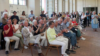 Die Besucher sind begeistert.