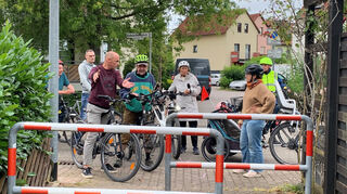 Gefahrenpunkt Umlaufsperre: Ist der Abstand zwischen den Barrieren zu gering, drohen Radfahrer hängenzubleiben und zu stürzen.