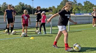 Der ASV in Eppelheim bietet immer mal wieder ein Schnuppertraining an, bei dem Kinder beispielsweise Geschick am Ball testen können.