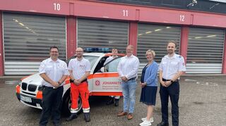 Das Johanniter-Team soll die Erstversorgung in der Domstadt verstärken. OB Stefanie Seiler hat dazu eine öffentlich-rechtliche Vereinbarung abgeschlossen.