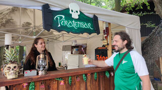 Die Piratenbar ist eine Neuheit beim Sommerfest.