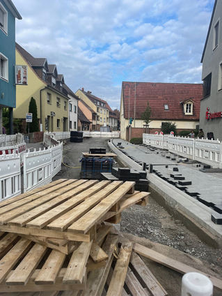 Die Ortsmitte soll ab Mitte Juli wieder frei sein. Allerdings müssen sich Autofahrer auf eine neu geltende Geschwindigkeitsbegrenzung einstellen.
