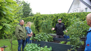 Gartenberater Sven Görlitz gibt auf Einladung des Vereins Wohneigentum Brühl, Rohrhof und Ketsch wertvolle Tipps zum Umgang mit dem Klimawandel im Garten.