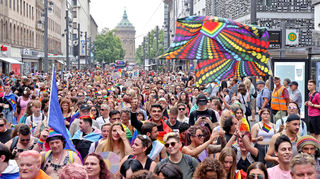 Das war der CSD in Mannheim im vergangenen Jahr.