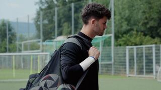 Torwart Luis Klatte bekam in Neuhofen Lob, bislang aber noch keinen Vertrag.