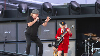 Geben sich einmal mehr die Ehre am Hockenheimring: Brian Johnson (v. l.) und Angus Young von AC/DC.