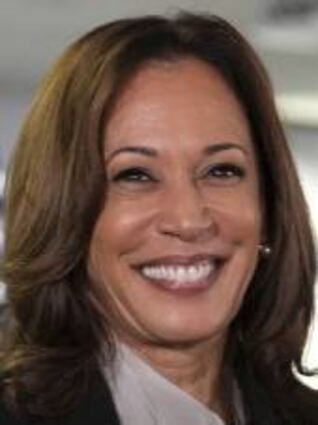 Vizepräsidentin Kamala Harris spricht in der Zentrale ihrer Kampagne. +++ dpa-Bildfunk +++