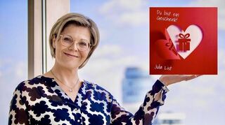Der Titel des zweiten Songs von Julia List "Du bist ein Geschenk", passt zum Bild.&nbsp;