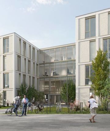 Grafik der neuen Siemens-Niederlassung in Mannheim.