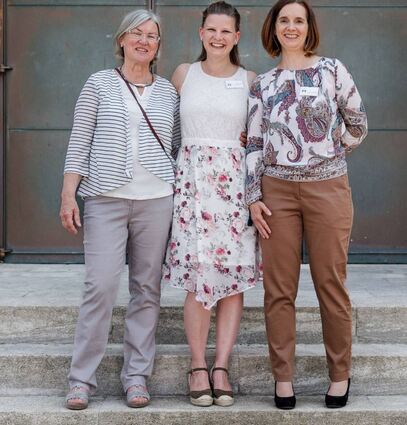 Elke Rinderknecht (l.) und Daniela Gaisbauer (r.) beantworten die Fragen dieser Zeitung. Jana Zimmermann ist leider verhindert.