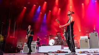 Die Band Placebo wurde 1994 von Brain Molko (links) gegründet. Rechts der Bassist Stefan Olsdal.