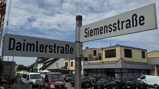 Das zweiteilige Gewerbegebiet „Röhlich“ befindet sich hauptsächlich zwischen der Daimler- und der Siemensstraße in Oftersheim. In Letzterer befinden sich auch Grundstücke, über die jüngst im Gemeinderat gesprochen wurde.