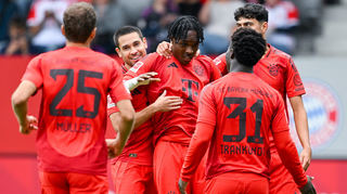 Der FC Bayern beim Testspiel gegen Grasshopper Club Zürich.