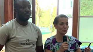 Das Ärzteehepaar Dr. Tabea und Dr. Patrick Riziki berichtet im evan-gelischen Gemeindezentrum über ihr Jeremie-Project-Congo.