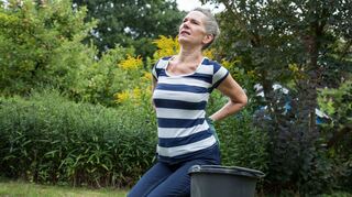 Hexenschuss: Eine falsche Bewegung und schon schmerzt der Rücken.