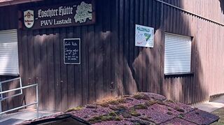 Das Lokalkolorit Handkäs-Platz ist einer der Orte, an dem die Rentnergang auf dem Rückweg einen kurzen Zwischenstopp einlegte.