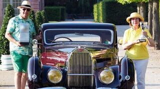 Best of Show 2024: Dieser Bugatti Typ 57 C Atalante mit Originallackierung wurde durch die internationale Jury nach Fiva-Kriterien zum besten Klassiker gewählt.