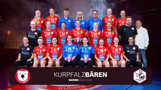 Bereit für die neue Saison 2024/25 – die Kurpfalz-Bären mit (hinten v. l.) Natasha Lerche, Marlis Mader, Manuel Koob, Tine Waldmann, Florian Waldmann, Lena Sophie Stitzel, Svenja Mann, (Mitte v. l.) Verena Müller, Amelie Möllmann, Janneke Geigle, Viviane Schranz, Rebecca Engelhardt, Lea Marmodee, Manuel Schwindt, Armin Wagner, (vorne v. l.) Esther Hermann, Katja Hinzmann, Gianina Bianco, Johanna Wiethoff, Katarina Longo, Katharina Hufschmidt, Ina Scheffler und Franziska Garcia.