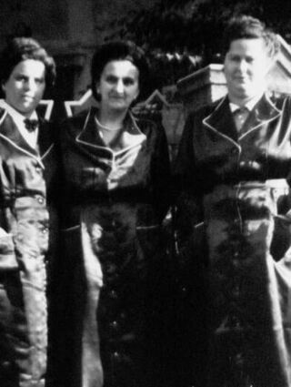 Mitarbeiterinnen des Kinos Capitol im Jahr 1952.