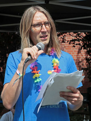 Patrick Alberti - hier bei der Dorfpride in Oftersheim - wird auch bei der Dorfpride in Ketsch am 7. September 2024 dabei sein.