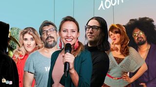 Das Comedy-Kollektiv „Luksan Wunder“ sorgt mit einer regelrechten Sketchparade für Spaß beim Kulturbeutel-Festival.