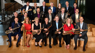 Die SAP Big Band spielt beim Jazz-Frühschoppen unserer Zeitung und der Sparkasse am Sonntag, 22. September, von 11 bis 14 Uhr auf den Kleinen Planken.