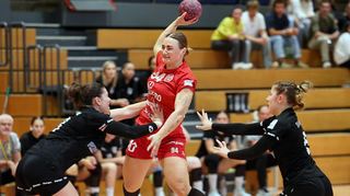 Sie ist einfach nicht zu stoppen: Karolin Kolb hat mit 14 Toren erheblichen Anteil am 30:27-Heimsieg der HG.