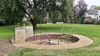 Die alte Kneippanlage im Stiegwiesenpark soll einem Spielplatz mit Matschanlage weichen.