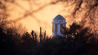 Der Hockenheimer Wasserturm, gesehen von Fotografin Christina Lourenco.