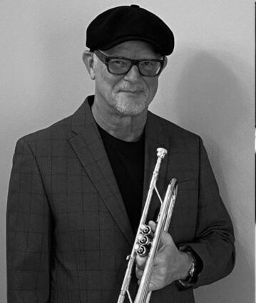 Stephan Zimmermann trompetet im „Grünen Baum“ in Schwetzingen.