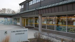 „Dauerbaustelle“ Carl-Friedrich-Gauß-Gymnasium: Fast sechs Millionen Euro hat die Stadt in den vergangenen rund sechs Jahren in die Sanierung investiert.