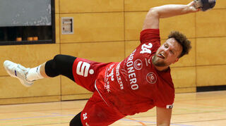 Sebastian Bösing trifft in Kornwestheim sechsmal. Für Punkte hat es für die HG Oftersheim/Schwetzingen dennoch nicht gereicht.