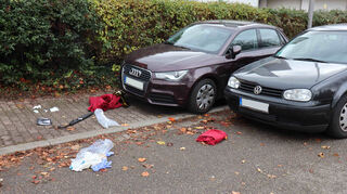Die Fußgängerin wurde unter dem parkenden Audi eingeklemmt und erlitt schwere Verletzungen.