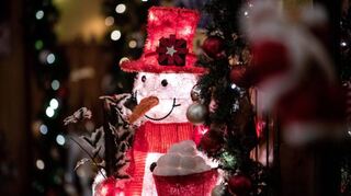 In buntem Lichterschein treffen sich ab 1. Dezember in Oftersheim die Menschen vor geschmückten Fenstern oder in weihnachtlich dekorierten Gärten.