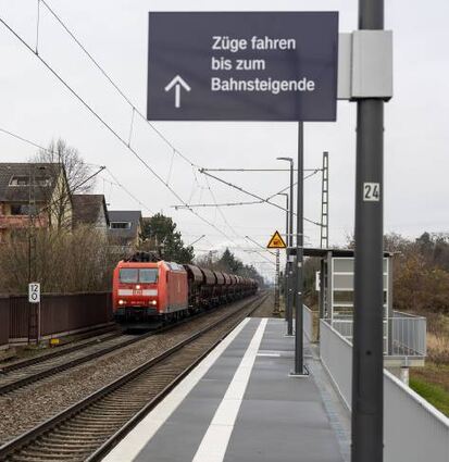 Der neue Haltepunkt Schwetzingen-Nordstadt ist fertig.