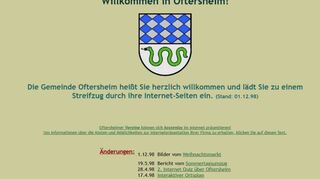 Die Seite namens „Einleitung“, die am 14. April 1998 online ging, hatte noch eine sehr einfache Anmutung.