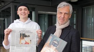 „MM“-Volontär Jakob Walter (l.) und Kultur-Chef Stefan M. Dettlinger haben die Gewinner des Kulturrätsels ermittelt.