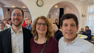 Bilder (KV Kurpfalz-Hardt): (v.l.n.r.) Dr. Thomas Rink, Nicole Heger und Jürgen Kretz